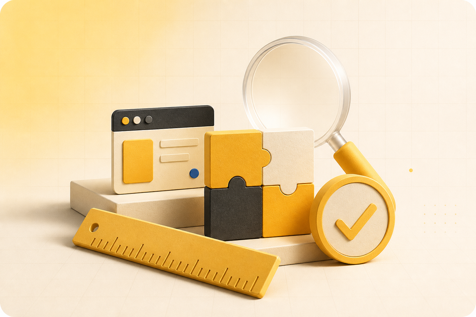 An organized yellow toolkit representing clarity, precision, and dependable results